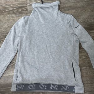 Nike Dri-Fit Gray Turtle Neck Sweatshirt
